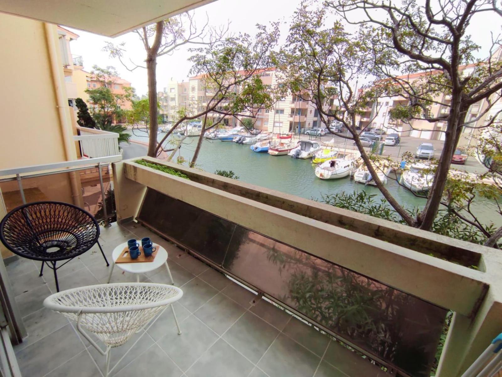 Superbe T2 Au Calme Avec Balcon Sur La Marina - 10 Appartement Canet-en-Roussillon Kamer foto